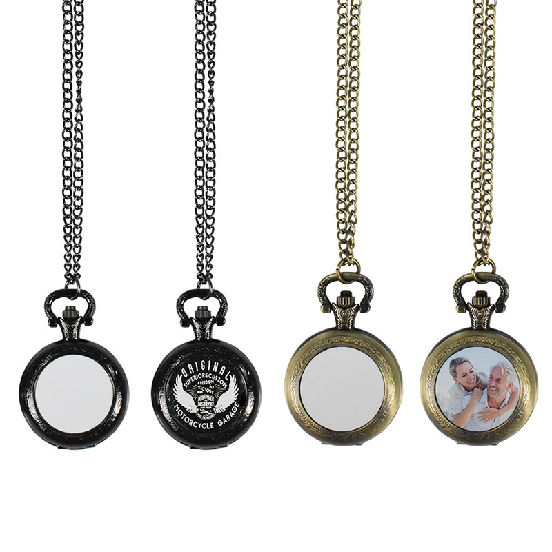 Jewelry Watch - Custom Vintage Metal Pocket Watch Pendant