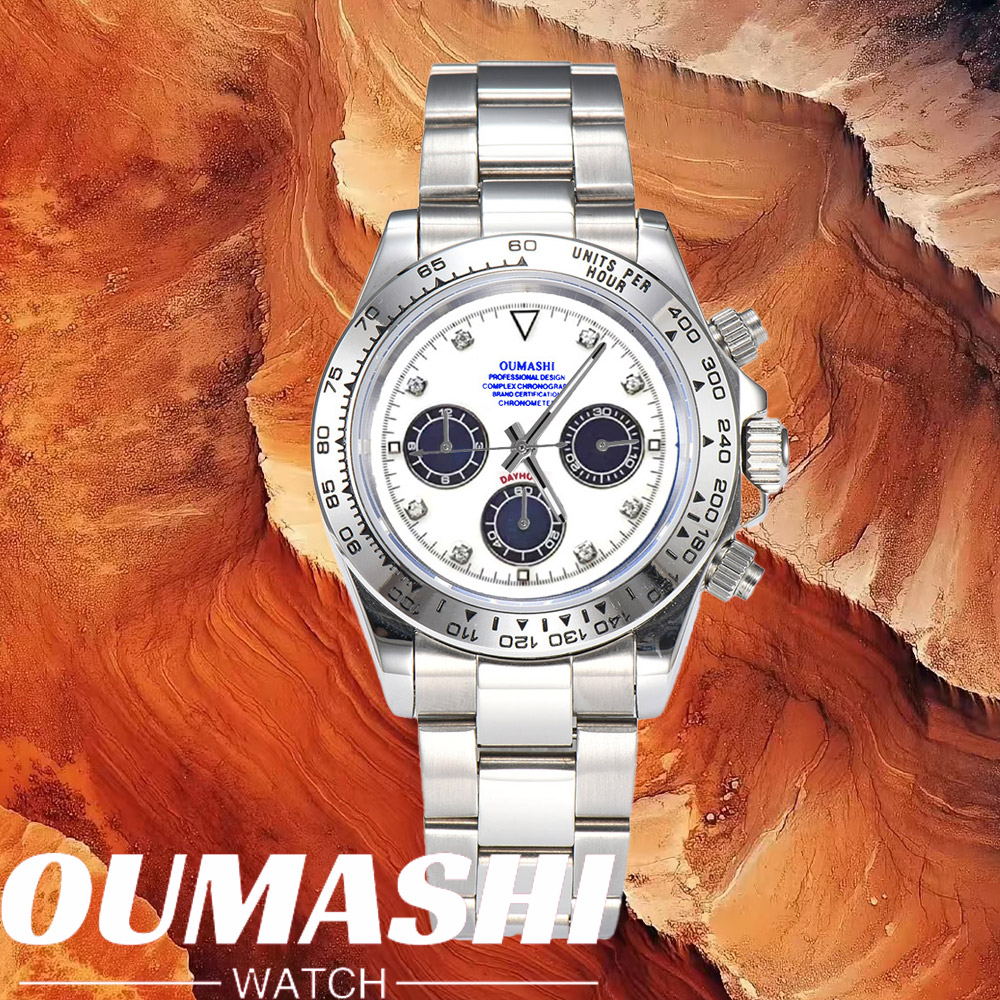 Jewelry Watch - Luxury VK63 Watches Sapphire Glass 316L