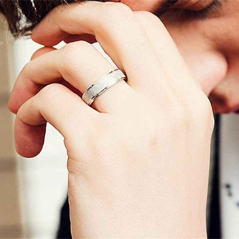 Fashion Minimalist Frosted Thi - огляд і ціна Minimalist Ring Stackable
