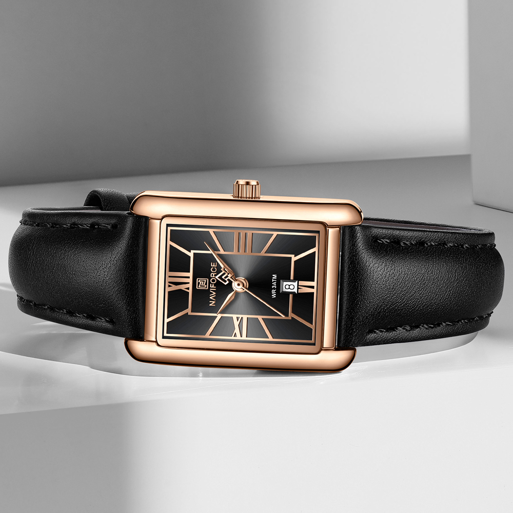 NAVIFORCE Women's Elegant Rect - огляд і ціна Jewelry Watches Women