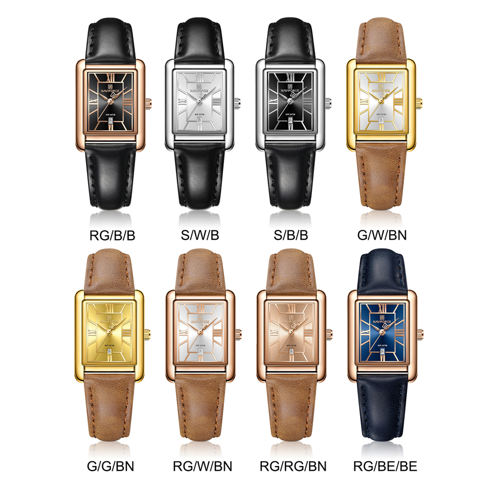 NAVIFORCE Women's Elegant Rect - огляд і ціна Jewelry Watches Women