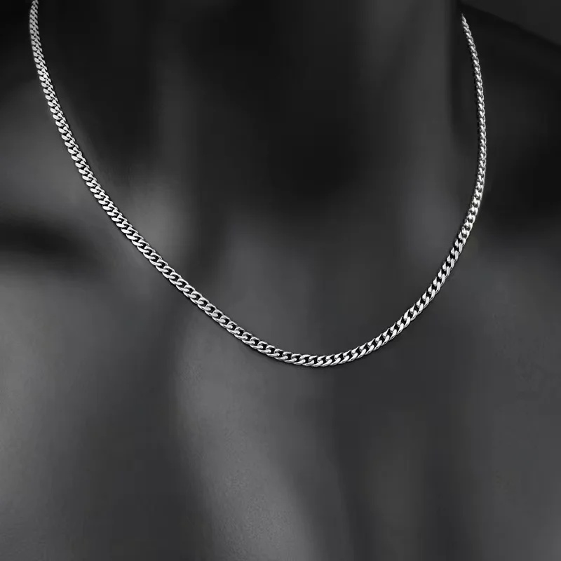 B&C Simple Titanium Cuban Chai - огляд і ціна Hip Hop Chain Necklace