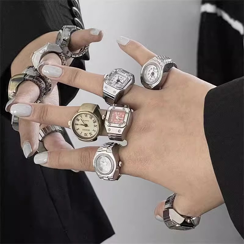 Vintage Sliver Mini Punk Watch - огляд і ціна Vintage Jewelry Watches Women