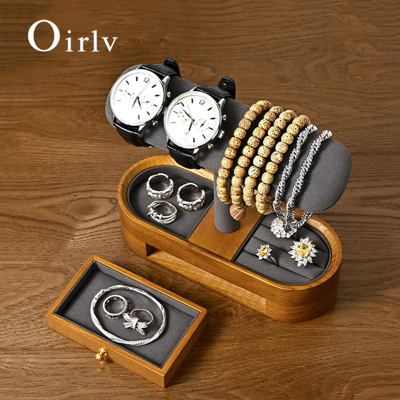 Oirlv Solid Wood Watch Organiz - огляд і ціна Jewelry Box That Holds Watches