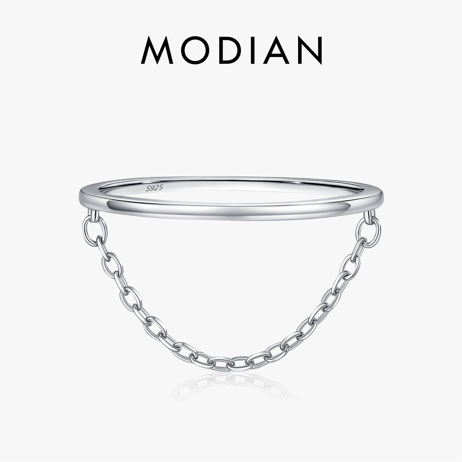 MODIAN 925 Sterling Silver Tas - огляд і ціна Minimalist Ring Stackable