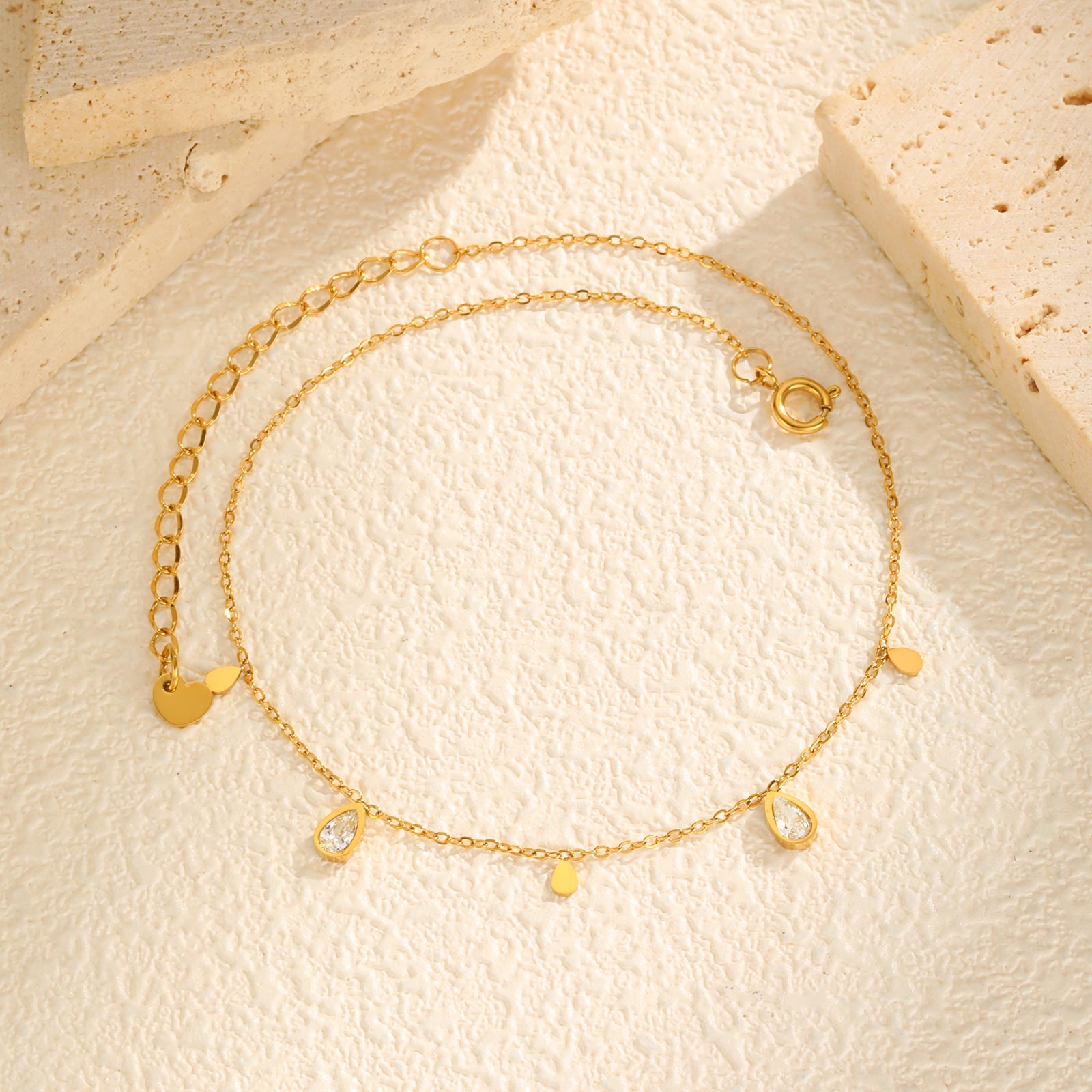 Dainty Water Drop Zircon Ankle - огляд і ціна Jc Jewelry & Watches Photos
