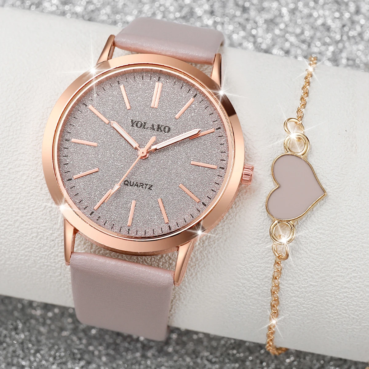 2PCS/Set Fashion Women Watches - огляд і ціна Jewelry Watches Women
