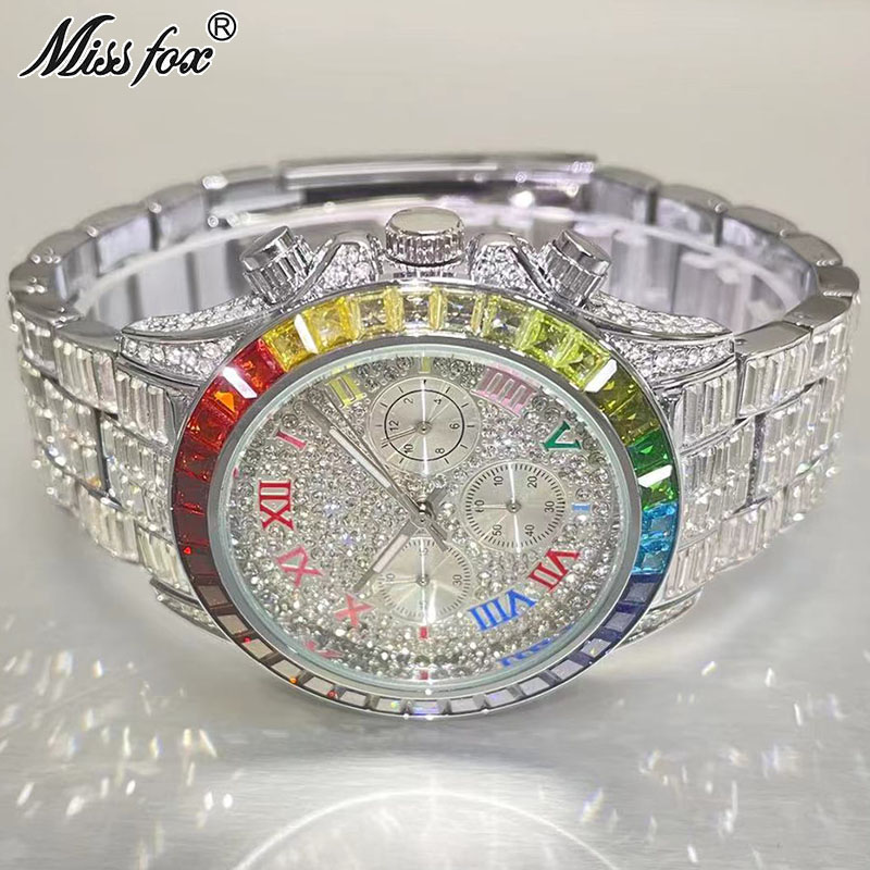 MISSFOX Luxury Iced Watch For  - огляд і ціна Jewelry Inspired Watches