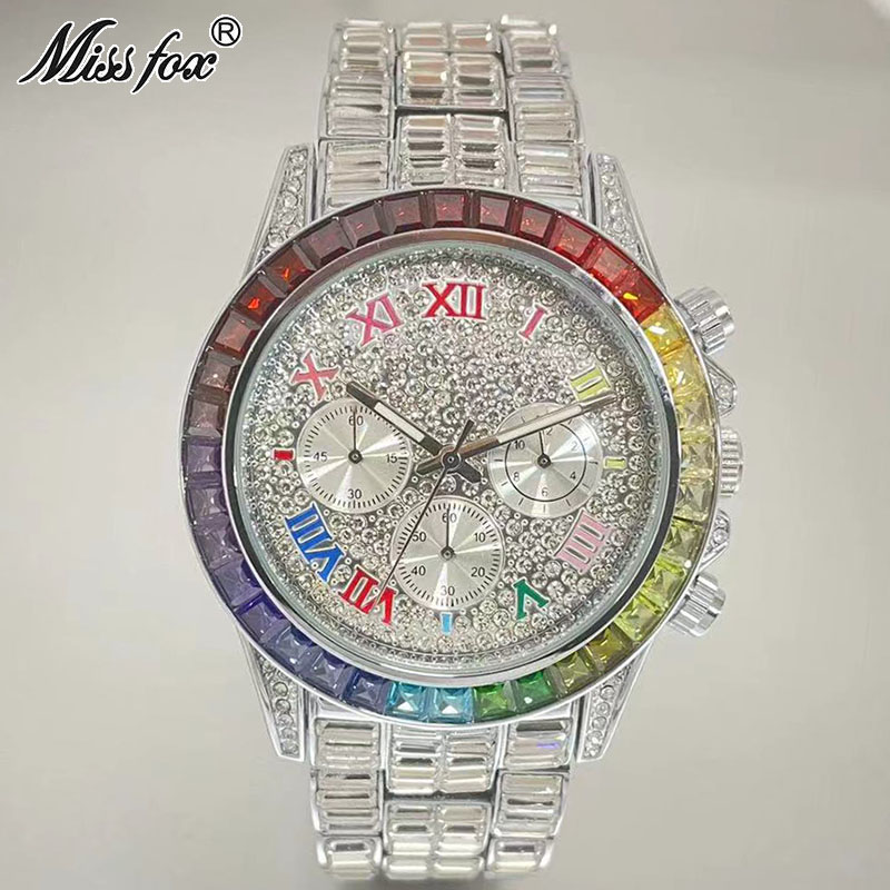 MISSFOX Luxury Iced Watch For  - огляд і ціна Jewelry Inspired Watches