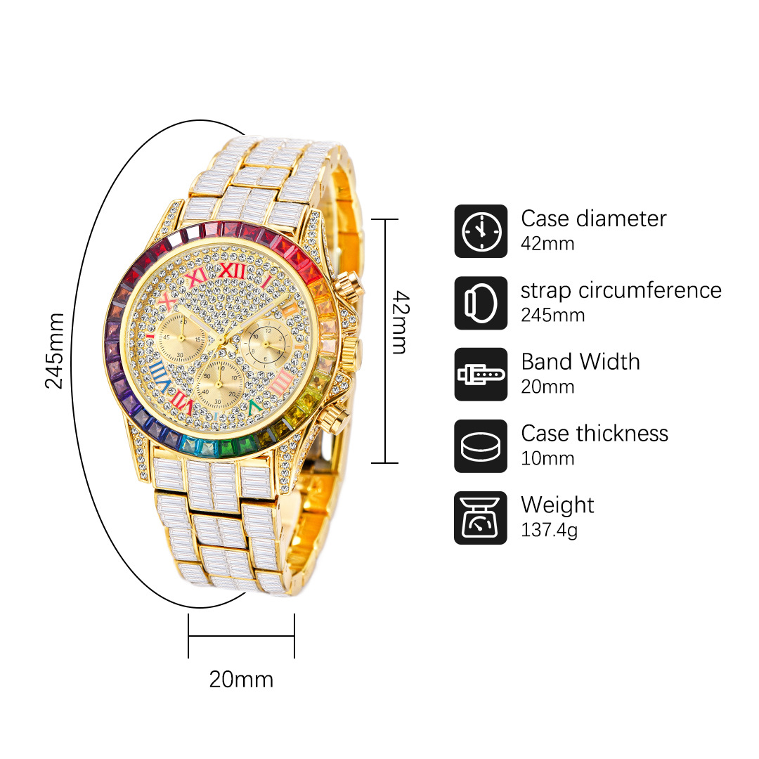 MISSFOX Luxury Iced Watch For  - огляд і ціна Jewelry Inspired Watches