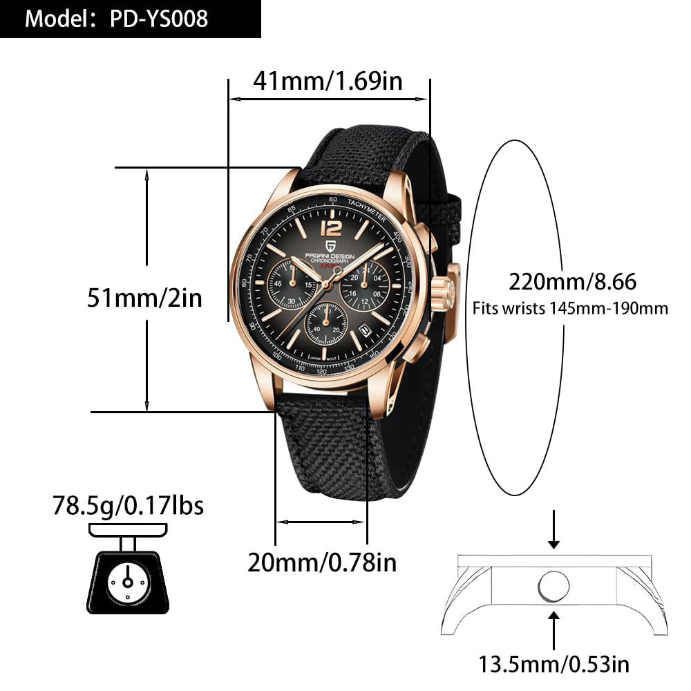 PAGANI DESIGN New Mens Watch 4 - огляд і ціна Jewelry Inspired Watches