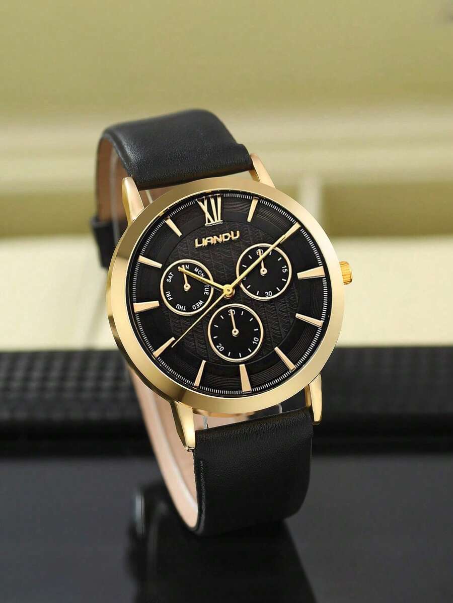 LIANDU LIANDU 1 Set Men's Fash - огляд і ціна Jewelry Watch