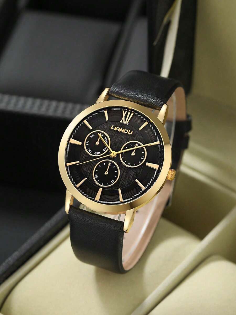 LIANDU LIANDU 1 Set Men's Fash - огляд і ціна Jewelry Watch