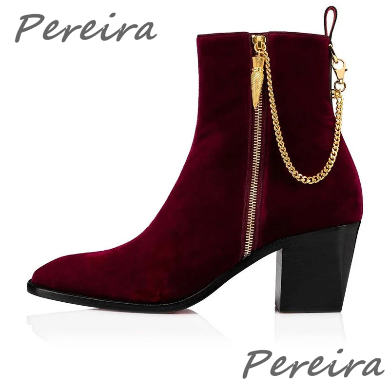 Men Suede Ankle Boots Gold Cha - огляд і ціна Anklet Foot Chain