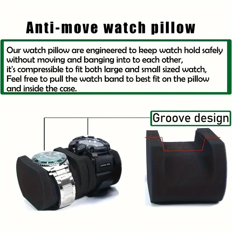 Hard-Shell 2 Slots Watch Trave - огляд і ціна Jewelry Box That Holds Watches