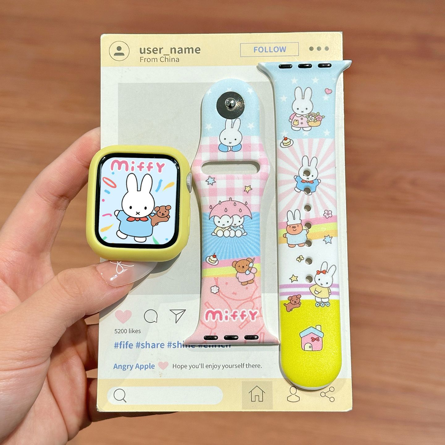 Dopamine Color Miffy Silicone  - огляд і ціна Watch Strap Replacement