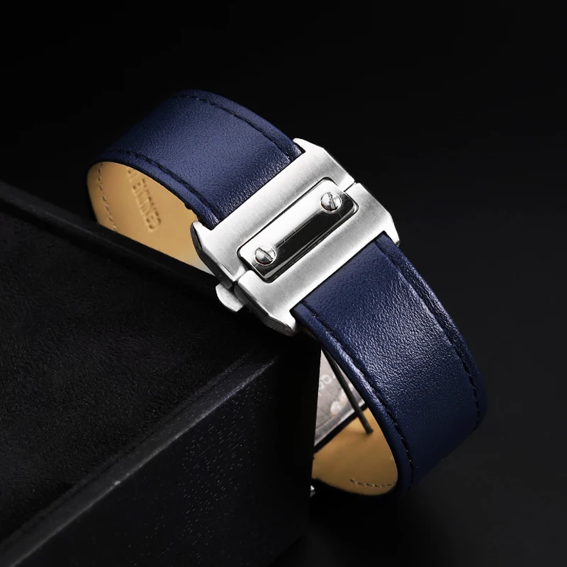Genuine Lea/ther Watch Strap f - огляд і ціна Cartier Watch Tank