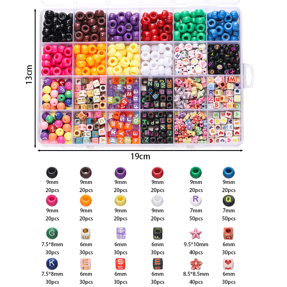 1 Box Colorful Acrylic Pony Be - огляд і ціна Fine Jewelry & Watches Photos