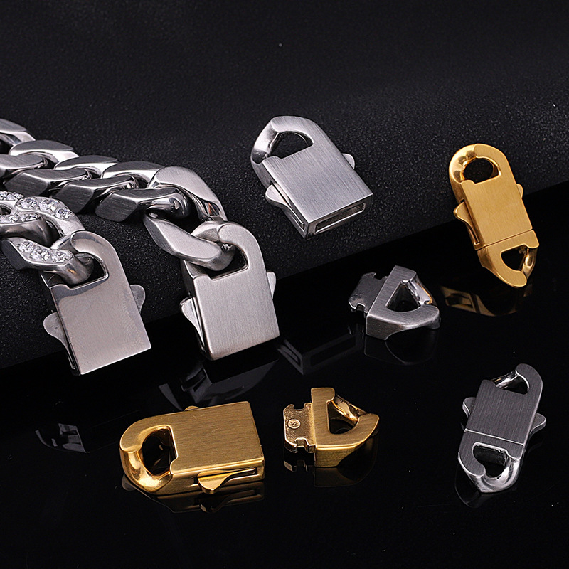 Stainless Steel Spring Clasps  - огляд і ціна Hip Hop Chain Necklace